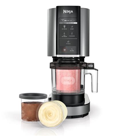 Ninja creami target - The Ninja® CREAMi® transforms frozen solid bases into ice cream, sorbets, milkshakes, and more at the touch of a button. Ninja’s Creamify Technology® enables the CREAMi® …